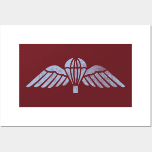 British Paratrooper Wings (distressed) Posters and Art